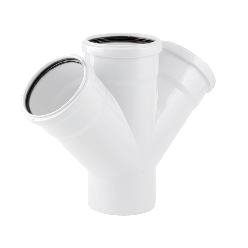 Крестовина ELITE одноплоскостная МК МПП 110/110/110х45, белый, РТП