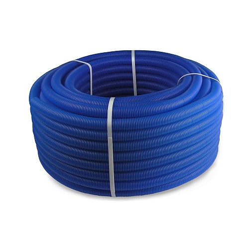 Труба гофрированная ПНД 23 (вн.19),  50 м,синий, РТП