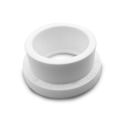 Бурт PPR (муфта) под пластиковый фланец 40, PN25,белый, RTP