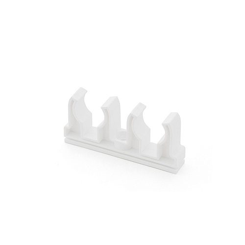 Опора для труб двойная PPR 32, белый, RTP