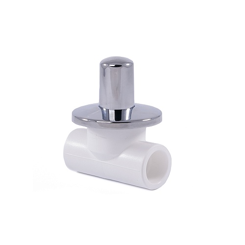 Вентиль PPR хромированный внутреннее/внутреннее присоединение 32,  белый, RTP